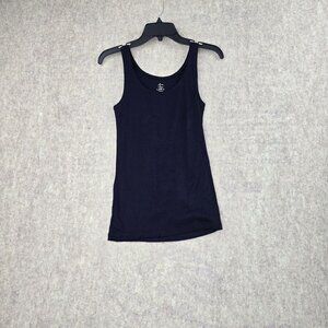 Navy Blue Loft Womens Tank Top Size S minimalist style